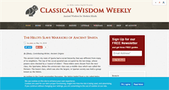 Desktop Screenshot of classicalwisdom.com