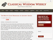 Tablet Screenshot of classicalwisdom.com